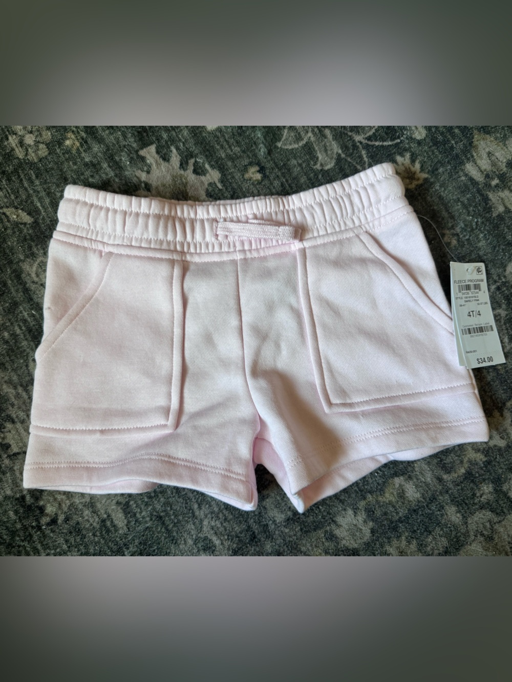 Epic Threads Light Pink Pull-On Fleece Shorts